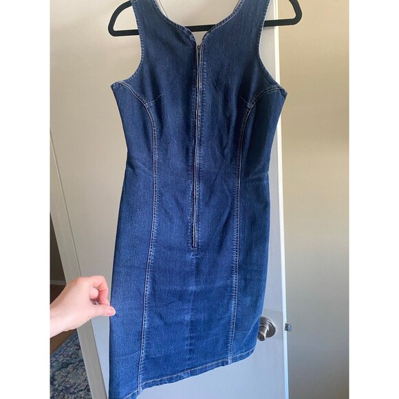 Vintage Y2K Venus Jean Denim Dress Size Small Summer Spring 90s - Picture 6 of 12